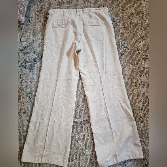 Pilcro Linen Blend Light Weight Pants Sz 12 With 31" Inseam - Picture 1 of 7
